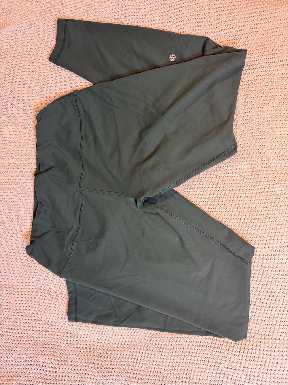 Lululemon green wunder train Leggings